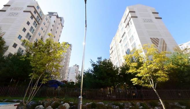 호매실 휴먼시아15단지 모습/사진= 네이버 지도 캡처
