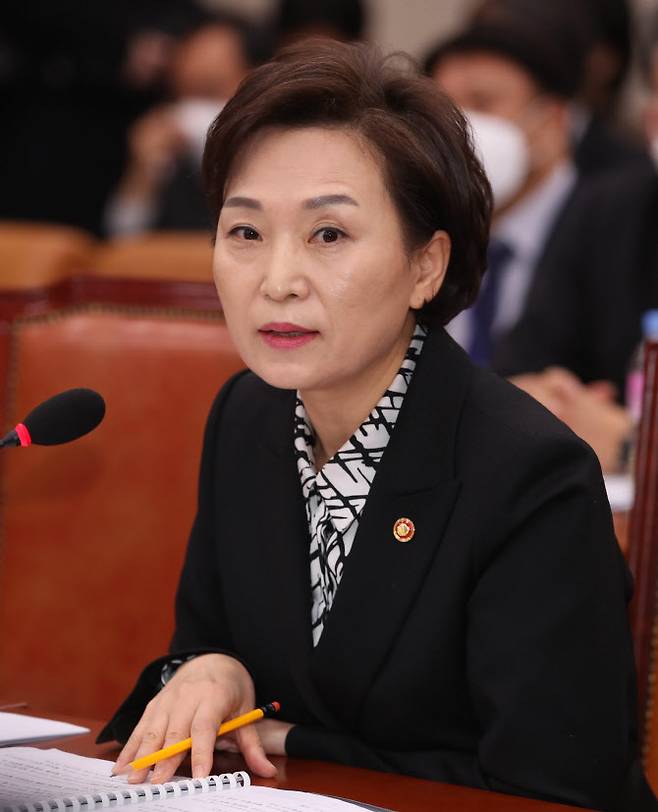 부동산투기와의 전쟁을 벌이고 있는 김현미 국토부 장관(사진=연합뉴스)