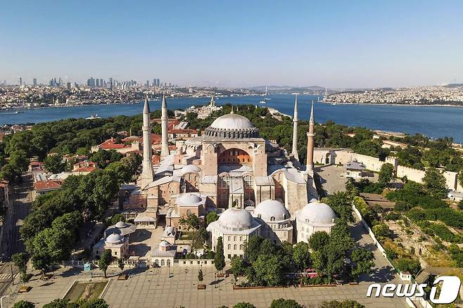 터키 이스탄불의 랜드마크인 성소피아 성당 <자료사진> © AFP=뉴스1