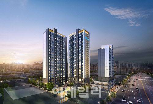 경기도 광주시 초월읍 일대에 들어설 예정인 ‘광주 초월역 한라비발디’ 투시도. (사진= 한라)