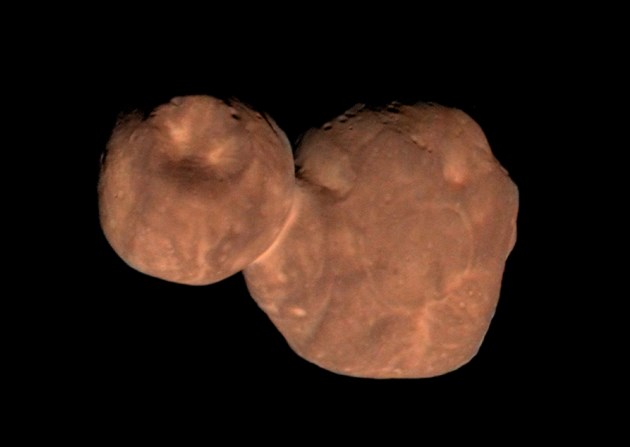 소행성 아로코스(Arrokoth)의 모습