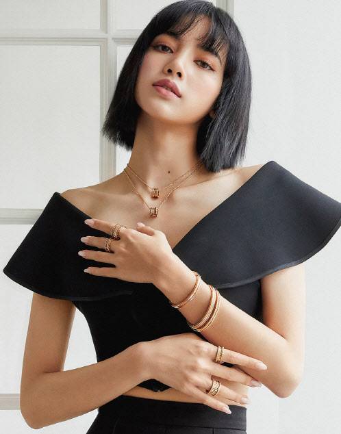 불가리의 앰버서더로 발탁된 블랙핑크 리사. (사진=불가리)