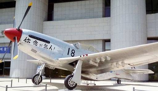 6·25전쟁 당시 한국 공군의 주력 전투기였던 F-51 무스탕. 뉴스1