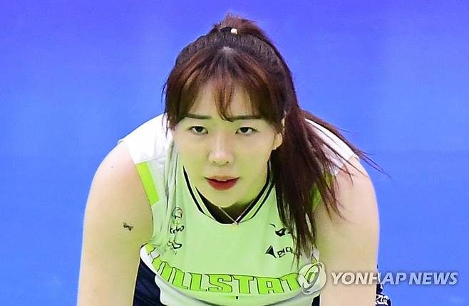 자택서 숨진 채 발견된 전 여자프로배구 선수 고유민 여자프로배구 현대건설에서 뛰었던 고유민의 생전 경기 모습[한국배구연맹 제공. 재배포 및 DB 금지]