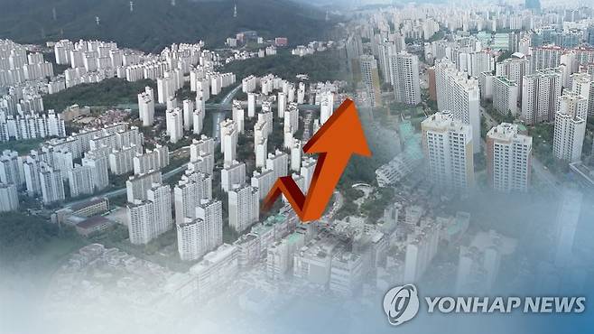 다시 뛰는 전셋값(CG) [연합뉴스TV 제공]