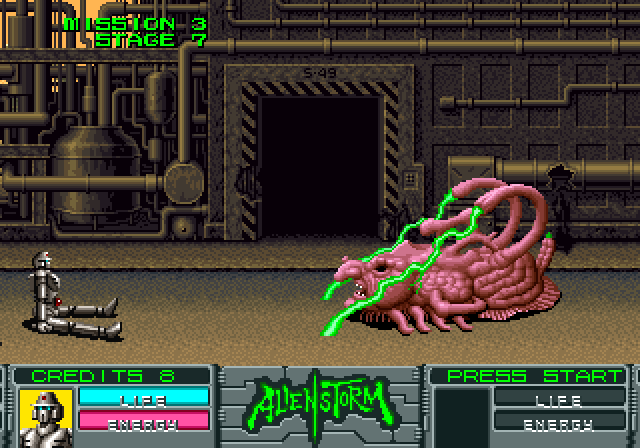 (나랑도 놀아달라고 비는 것 같은 외계 괴물)