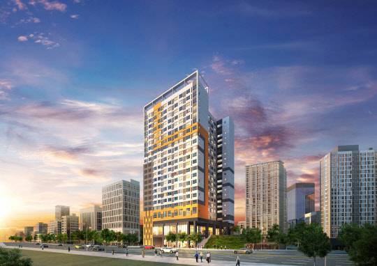 구로 예미지 어반코어 투시도. 



금성백조 제공