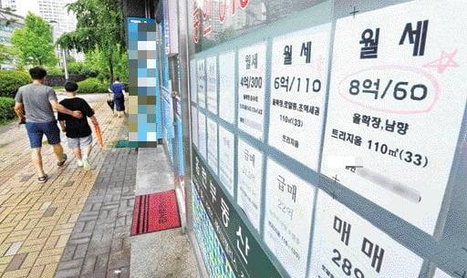 부동산 임대차 3법의 개정 이후 전세 물량이 급속히 감소했다. /한경DB