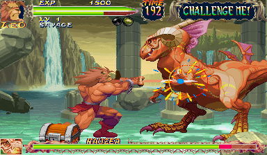 (사자와 공룡 몬스터의 대결이라니.. 이색적이다)