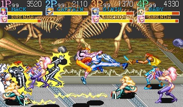 (전기 감전 공격을 일삼는 여성 적 캐릭터 브렌다)