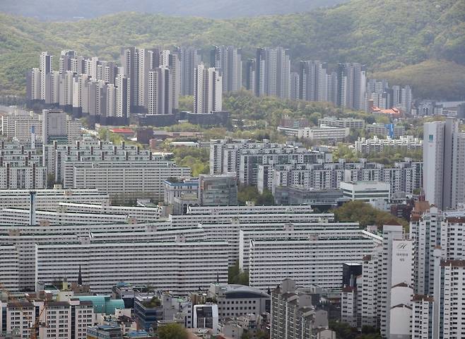서울 강남권 아파트 단지 전경. /사진제공=뉴스1
