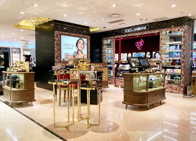 돌체앤가바나 뷰티, 롯데백화점 본점 신규매장 오픈.© 뉴스1