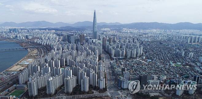 서울 송파구 일대의 아파트 단지 모습 [연합뉴스 자료사진]