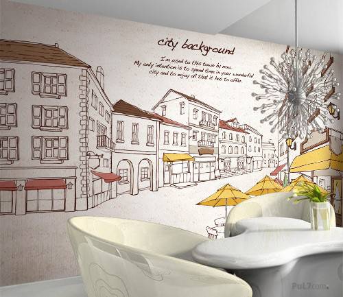 카페의 벽은 왜 늘 같아야 하는가?, 출처: 풀칠닷컴
