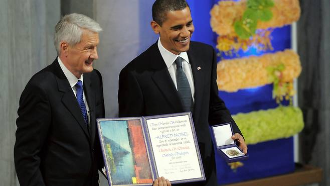 오바마 대통령이 노벨 평화상 후보에 추천됐을 때도 회의론이 나왔다