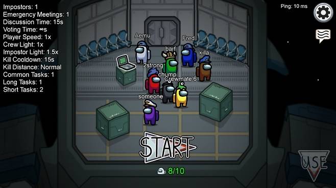 '어몽어스'의 게임 장면. [자료=스팀]