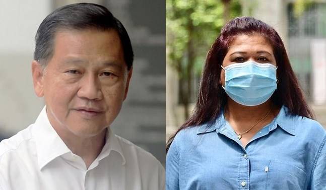 리우문롱 회장(왼쪽)과 가정부 A씨