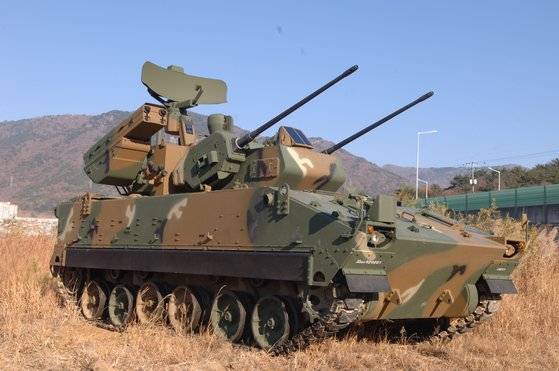 복합 대공방어체계 비호복합. [한화디펜스 제공]