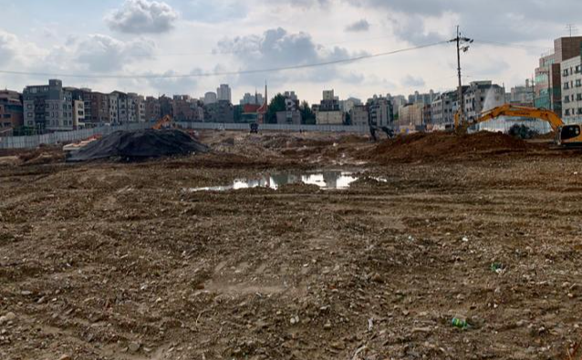 50여년 만에 다시 빈땅으로 돌아간 방배 6구역 모습. 김시덕 제공