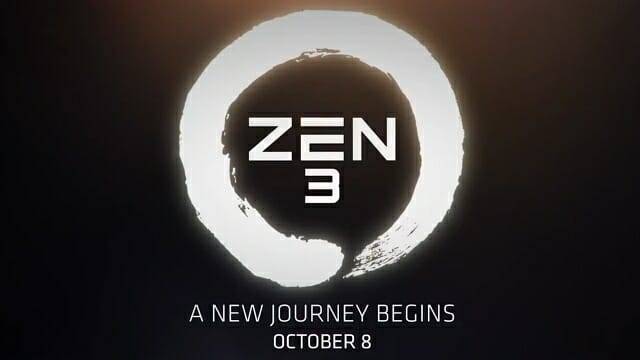 AMD가 젠3 아키텍처 기반 새 라이젠 프로세서 3종을 오는 8일 공개한다. (사진=AMD)