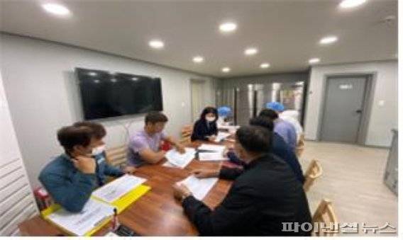 아프리카돼지열병 합동점검반 회의. 사진제공=경기북부청