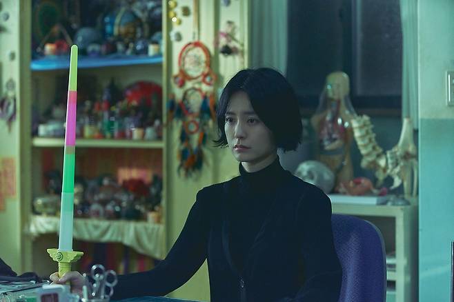 '보건교사 안은영'에서 은영 역을 연기한 배우 정유미 [넷플릭스 제공. 재판매 및 DB 금지]