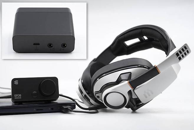 에포스 젠하이저 GSX 300 사운드카드를 활용해 컴퓨터 지원보다 높은 음향 능력을 확보할 수 있다. 출처=IT동아