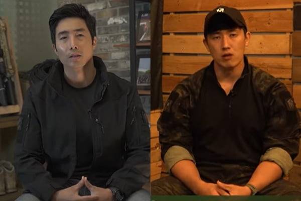 '가짜사나이' 교관 출신 이근(왼쪽), 로건/ 사진=유튜브 캡처