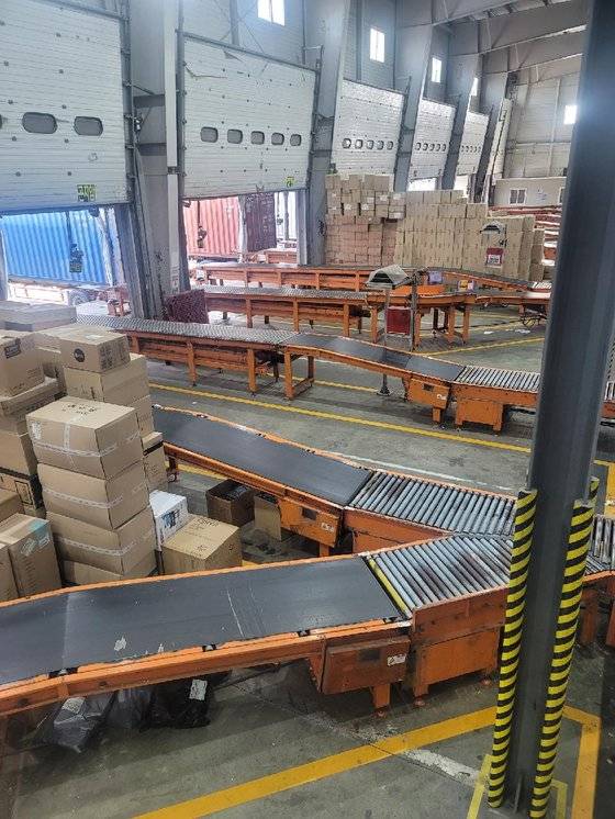 13일 CJ대한통운 용인허브터미널 모습. 사진 CJ대한통운