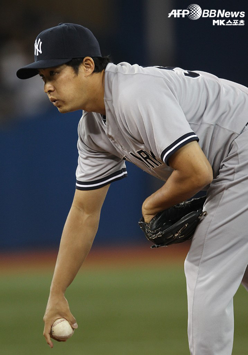 이가라시 료타가 15일 현역 은퇴 기자회견을 열었다. 사진은 뉴욕 양키스에서 활동할 때의 이가라시 료타. 사진=ⓒAFPBBNews = News1