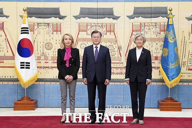 글로리아 마르가리타 시드 카레뇨 주한 칠레대사. /청와대 제공