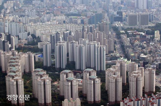 서울 아파트 전경. 김기남 기자