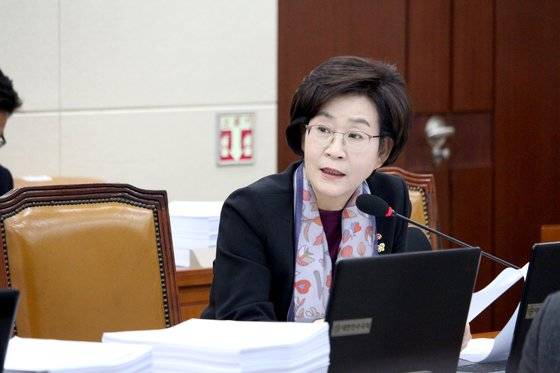 국회 과학기술정보방송통신위원회 소속 김상희 국회부의장(더불어민주당 의원).