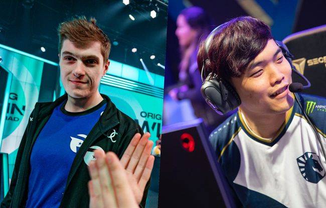 '알파리' 바니 모리스(왼쪽)와 '임팩트' 정언영. /라이엇 게임즈 플리커.