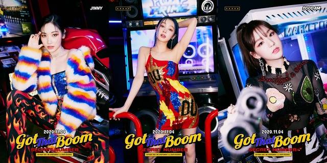 시크릿넘버가 11월 4일 2번째 싱글 'Got That Boom'을 발표한다. 5명의 멤버 중 28일까지 진희 레아 수담(왼쪽부터)의 개인 티저를 공개했다. /바인엔터테인먼트, 알디컴퍼니 제공
