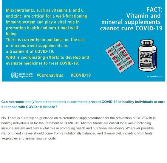 세계보건기구는 영양제에 대해 세계보건기구(WHO) 홈페이지 캡쳐