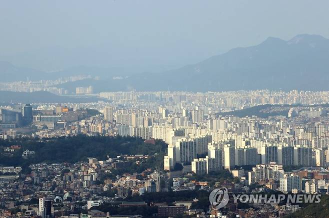 서울 성북구 일대 아파트단지 [연합뉴스 자료사진]