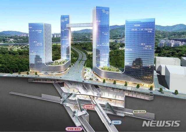 인덕원복합환승센터 조감도.