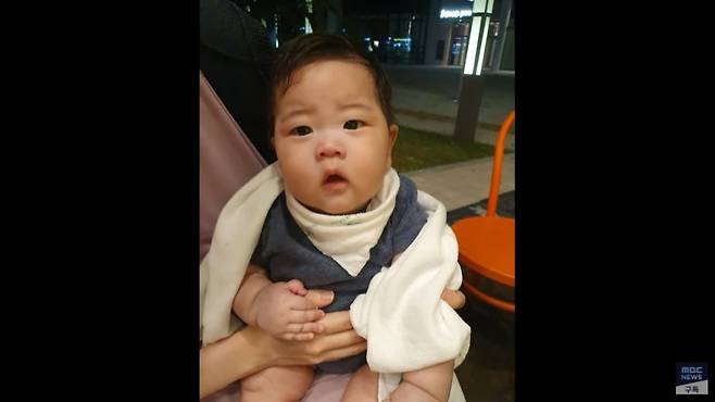 ▲ 신동진 아나운서가 늦둥이 육아 일상을 공개했다. 출처|MBC '뉴스프리데스크' 방송화면 캡처