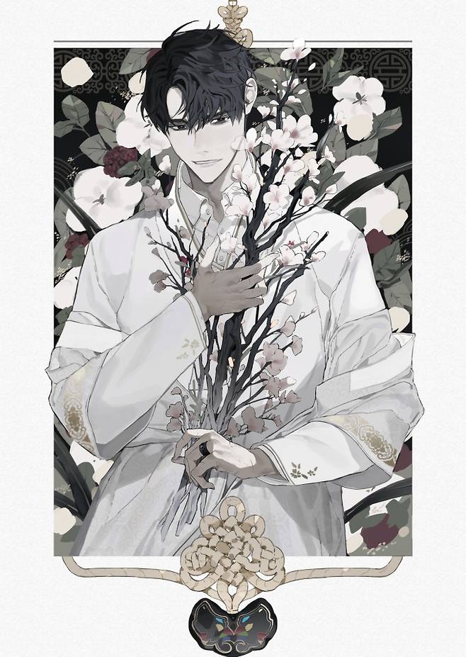 ▲SNS에서 한복 입은 캐릭터 그림을 올리는 한복챌린지가 유행 중이다. 일러스트레이터 우리 제공&nbsp;