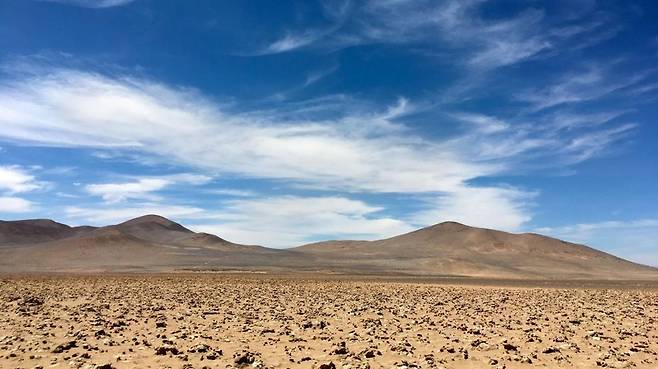 초건조 아타카마 사막 전경 [Alberto Fairen 제공/ 재판매 및 DB 금지]