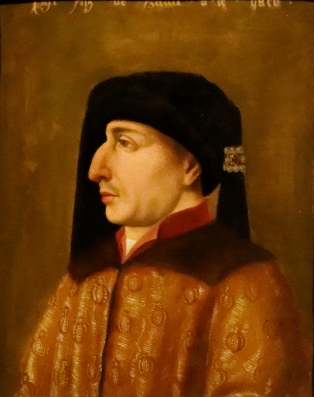 필리프 2세(Philippe II, duc de Bourgogne). 1395년 그는 부르고뉴에서 가메 품종을 몰아내라는 칙령을 내렸다. 위키미디어