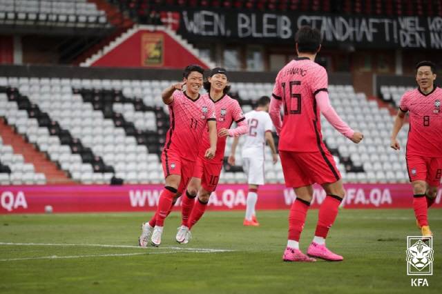 한국-카타르전    사진제공=대한축구협회