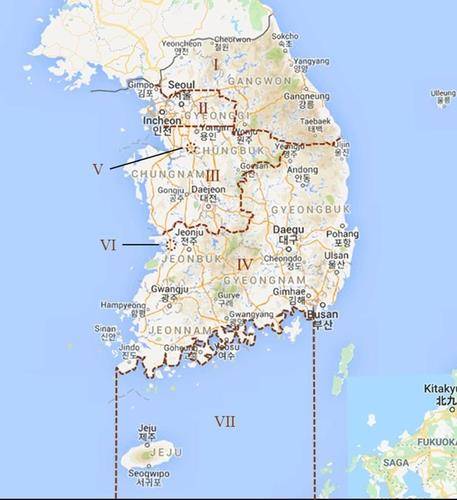 주한미군 지역별 관할 구역 [출처=주한미군 홈페이지]