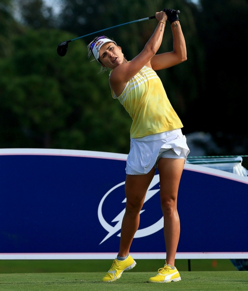 2020년 미국여자프로골프(LPGA) 투어 펠리컨 위민스 챔피언십 골프대회에 출전한 렉시 톰슨. 사진제공=Getty Images
