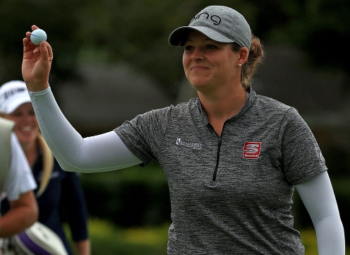 2020년 미국여자프로골프(LPGA) 투어 펠리컨 위민스 챔피언십 골프대회에 출전한 앨리 맥도널드가 단독 2위로 우승 경쟁에 가세했다. 사진제공=Getty Images