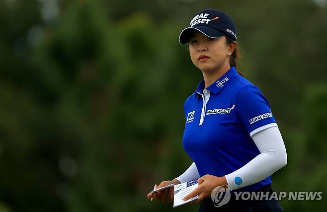 김세영의 3라운드 경기 모습 [게티이미지/AFP=연합뉴스]