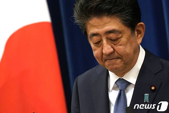 아베 신조 전 일본 총리. © AFP=뉴스1