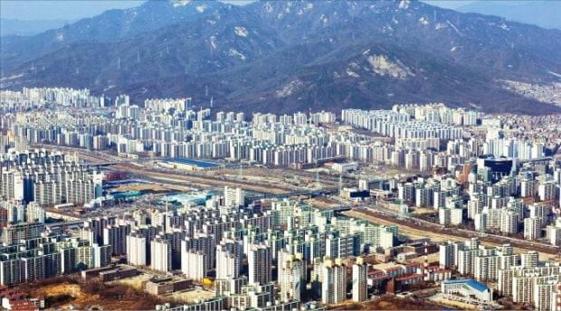도봉구 창동과 노원구 상계동 일대의 대단위 아파트단지 /사진=한경DB
