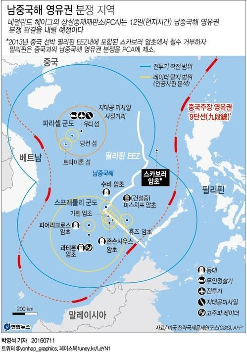 남중국해 해역  [연합뉴스 자료사진]